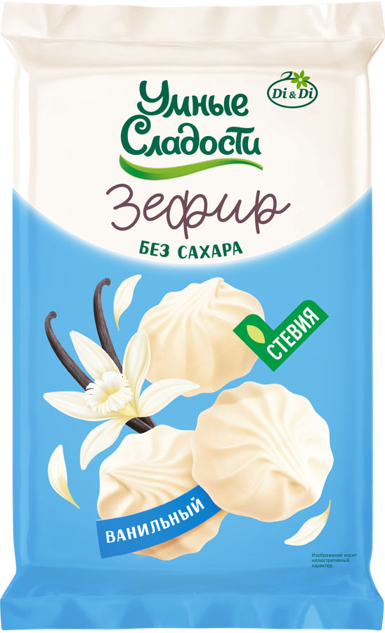 Умные сладости Зефир ванильный, 150г     в Москве
