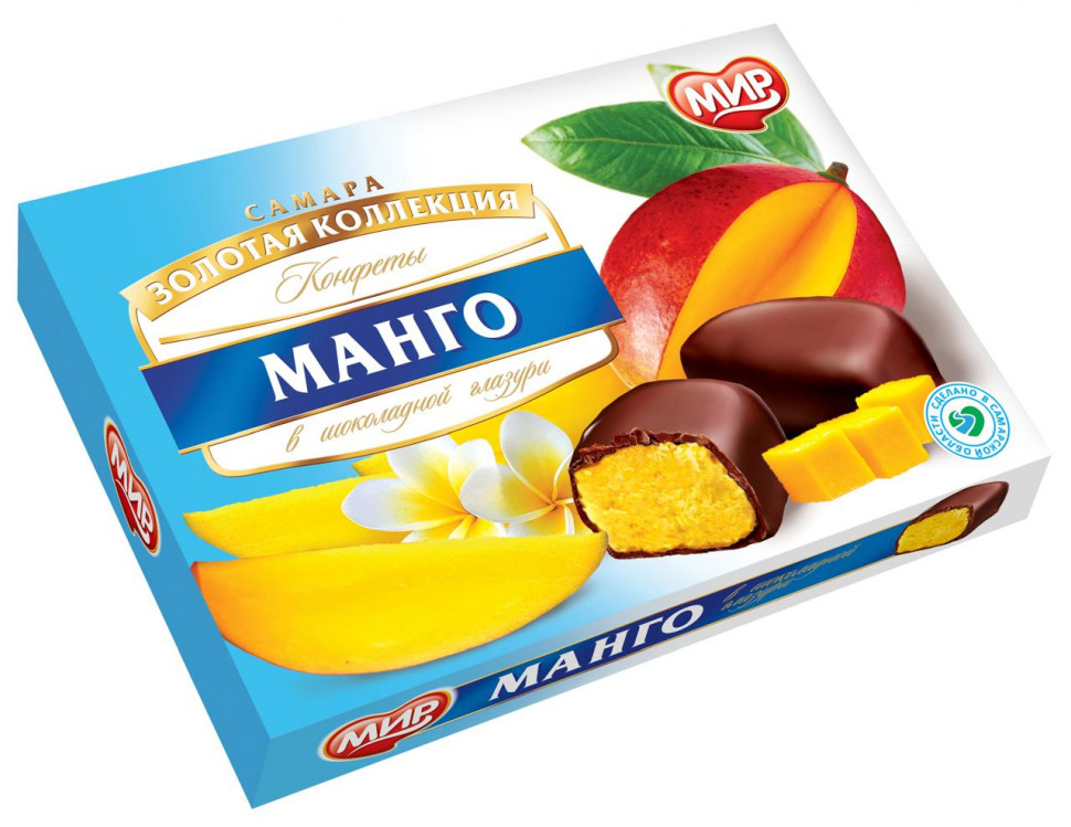  КФ МИР Манго-Кокос в шоколадной глазури 160г  в Москве
