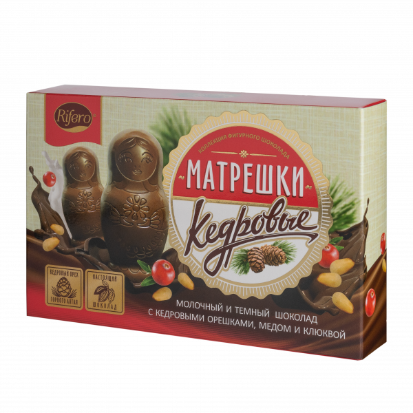 №1 Риф и ко Конфеты "Матрёшки кедровые" 100г           в Москве