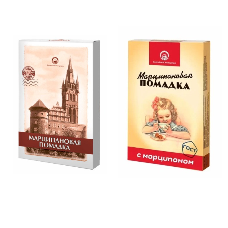  Балтийская жемчужина. Помадка Марципановая,150г (изображение на коробке в зависимости от наличия на складе) в Москве