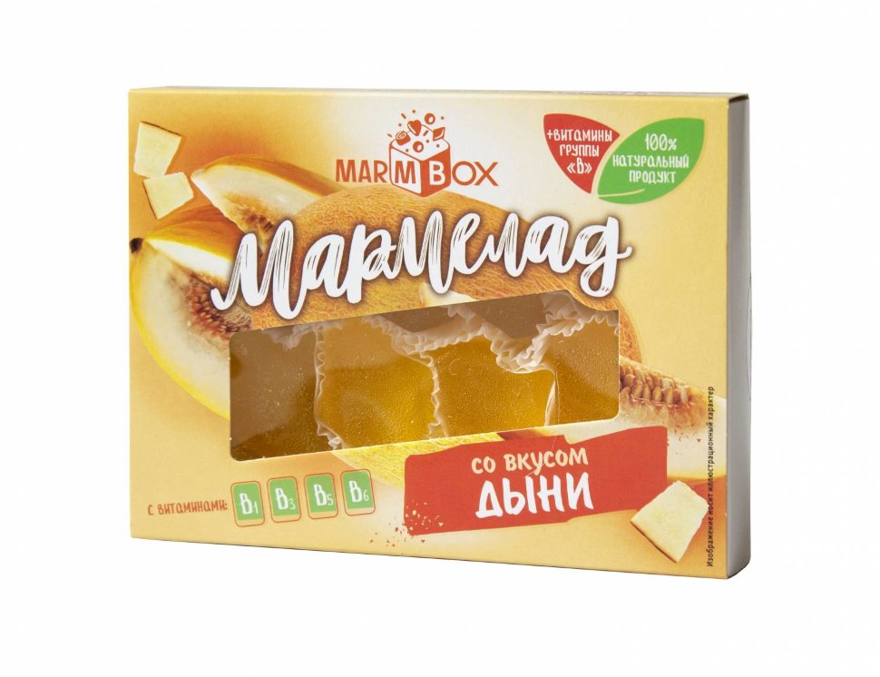 Мармелад желейный Marmbox "Дыня" 170г    в Москве