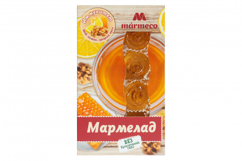  Мармелад "Иммунитет"  Мёд, лимон, грецкий орех, 180г  в Москве